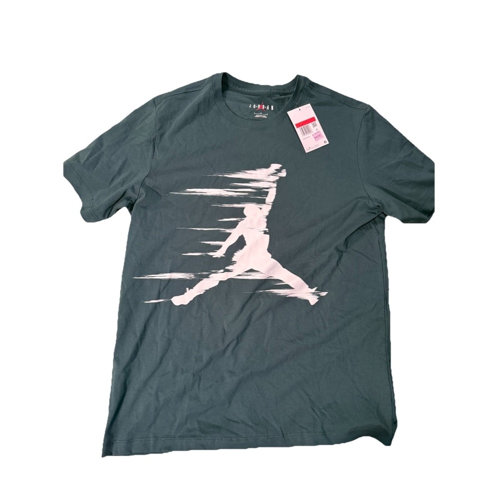 Jordan Brand Green Jumpman Tshirt size L New with tags